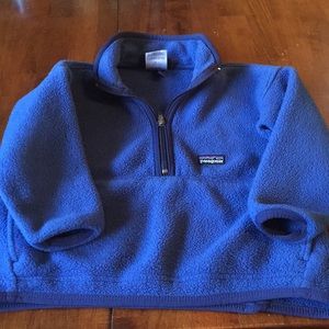 Patagonia Toddler synchilla zipper pullover.